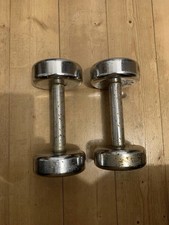 2x 5kg Polished Metal