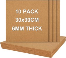 Younthye 10pcs 6mm thick cork - thick,