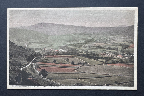 Vintage postcard castleton - vintage,