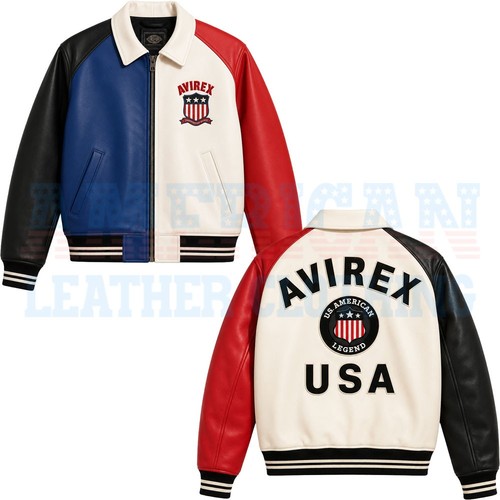Trendy avirex usa - usa, leather