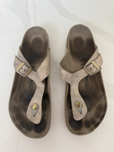 Birkenstock gizeh rose gold - rose,