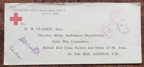 Ww1 motor ambulance cover - motor,