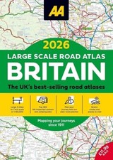 2026 AA Large Scale Road Atlas Britain 3 miles to 1 inch (A3 size) NEW