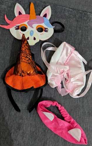 Unicorn pink felt mask cat - unicorn,