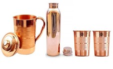 100% Pure Copper Water Jug