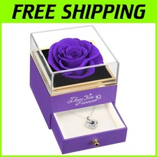 Purple Rose Gift for Mom -
