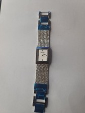 Seksy by Sekonda Rocks Ladies Stone Set Leather Strap Watch White 