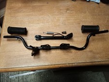 Honda C50 C70 C90 Cub Electric Start Footpegs Footrest Bar Side Stand Rubbers