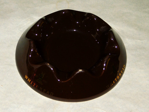 Pub ashtray whitbread brown - whitbread,