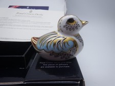 ROYAL CROWN DERBY 2010 MEMBERS GUILD DUCKLING PAPERWEIGHT
