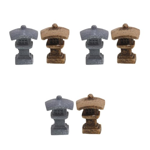 Pcs japanese stone lantern - 6,