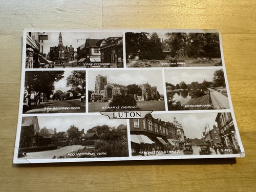 Postcard luton multiview - -,