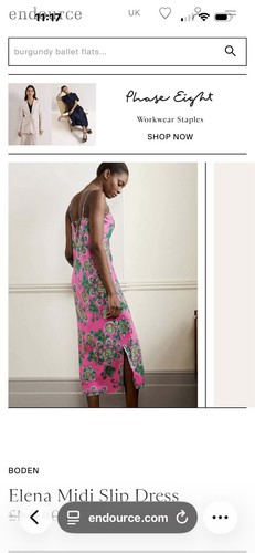 Elina slip dress boden silk - elina,