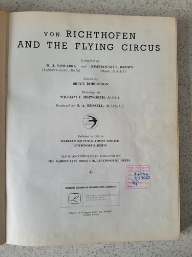 Von richthofen the flying - von,