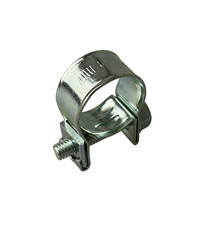 Pack Zinc Plated Mini Fuel Hose Line Pipe Clips Classic Rubber Clamps Clip
