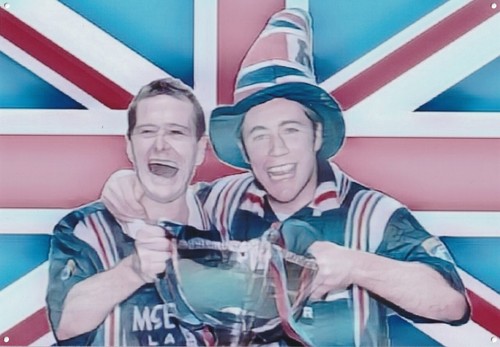 Gazza ally mccoist glasgow - ally,