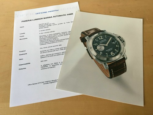 Press kit panerai luminor - panerai,