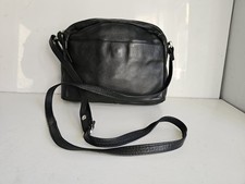 JOBIS DESIGNER WOMENS BLACK REAL LEATHER CROSSBODY TOTE HOBO SHOULDER HANDBAG