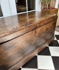 Rustic Victorian blanket box /