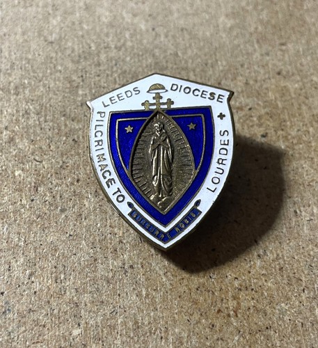 Leeds diocese vintage enamel - vintage,