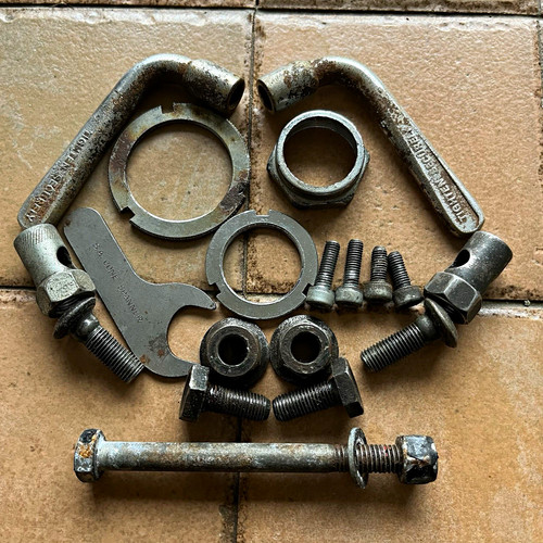 Vintage bicycle parts bundle - bicycle,