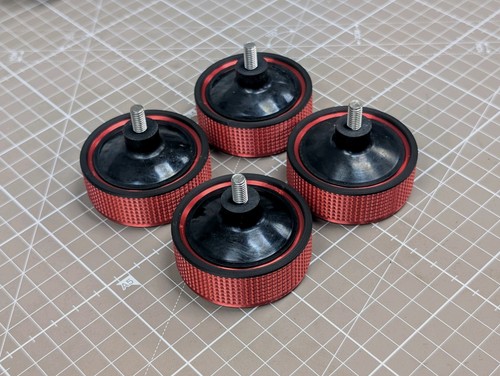 Custom red turntable - -,