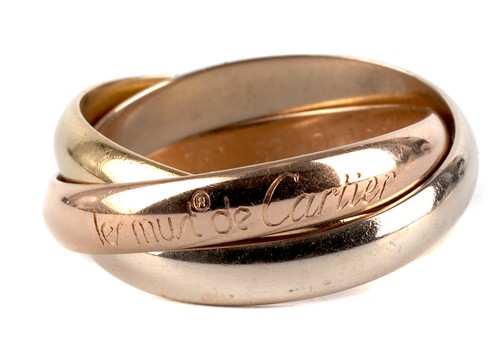 Cartier trinity ring 750 - cartier, gold