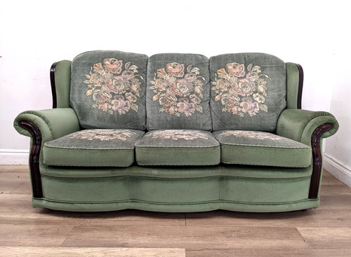 Sofa seat mint green velour - 3,