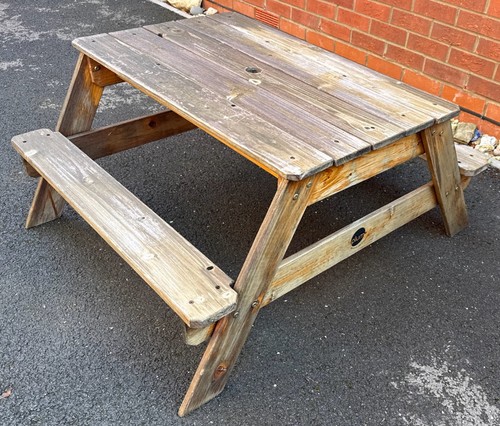 Plum kids picnic bench wooden - kids,