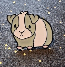 Guinea Pig Pet Enamel Pin