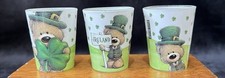Paddy Bear Irish Tot Glasses By Dublin Shamrock Gift Company