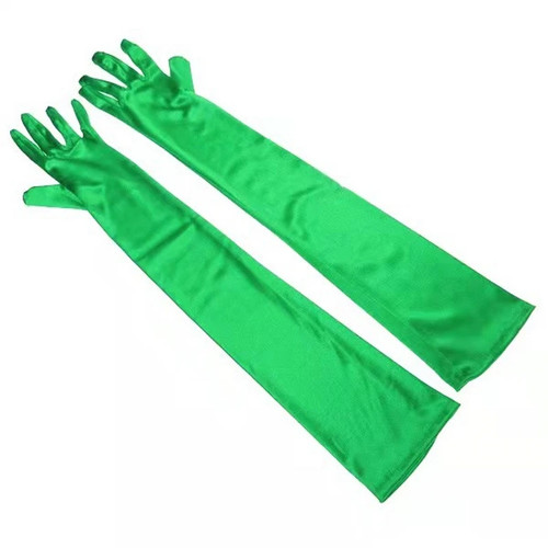 Classic adult satin - satin, gloves
