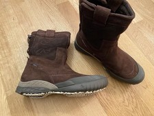 Cushe Men’s 7 40 After Ride Leather Pull On Waterproof Boots Fur Lined Vibram