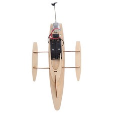 Electric Wooden Sailboat Model Kit Toy 3d Puzzle Unfinished Craft Boat