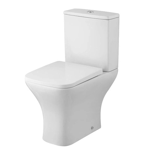 Bathroom square close - bathroom, coupled