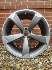 20" AUDI RS5 A5 S5 ALLOY WHEEL 8T B8 ROTOR 5 SPOKE GENUINE 9X20 ET26 8T0601025CT