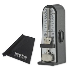 Wittner Taktell Piccolino 890161 Mechanical Metronome Black with keepdrum cloth