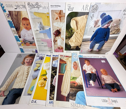 Babies aran knitting - 12, dk