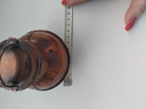 Vintage copper guernsey milk - guernsey,