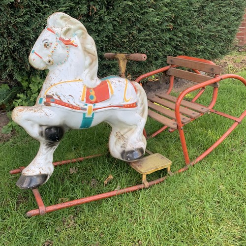 Vintage rocking horse mobo - vintage,