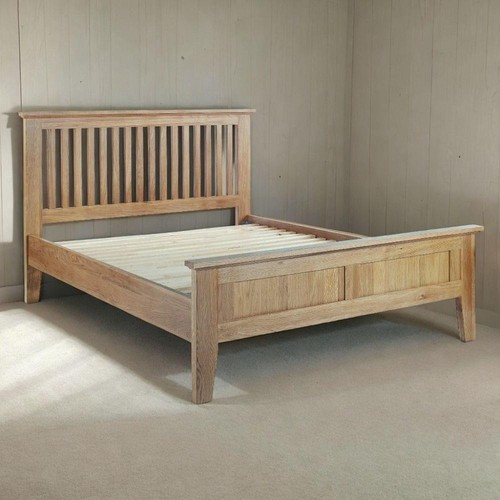 Solid oak double - oak, 4'6