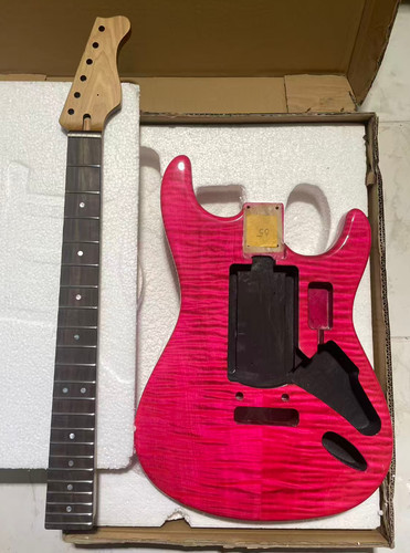Pink guitar body flame - 1p,