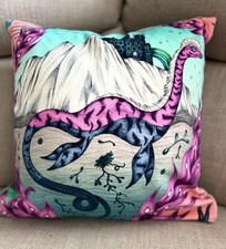 Emma J Shipley  HIGHLANDIA  Velvet Cushion Cover 18” (Handmade)
