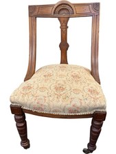 Antique Oak Library Carved