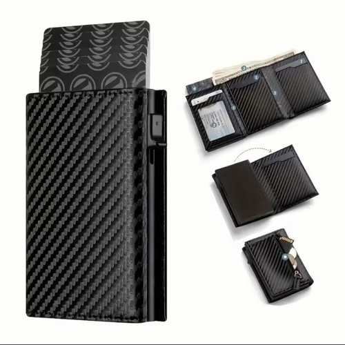 Mens trifold carbon fibre - trifold,