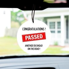 Novelty Car Air Freshener, New Driver Gifts,Driver Congratulation Gift, Funny