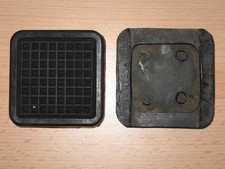 Vintage Classic Car Square Pedal Rubbers - 2 1/2" Sq. - New Old Stock