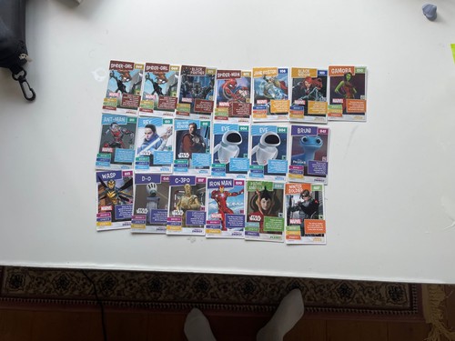 Heroes mission cards - on,