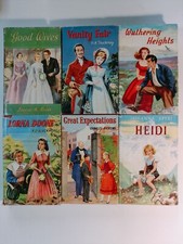 6x Regent Classics hardbacks bundle, Vanity Fair, Heidi, Wuthering Heights etc..