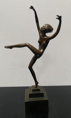 Bronze figurine dancer - bronze,, figurine,